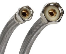 Fluidmaster B6F12 Faucet Connector 3/8" Compression 12" SS 125 PSI