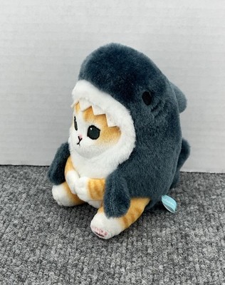 Mofusand Cat Plush Doll 5'' Pote Pote Shark Nyan Japan