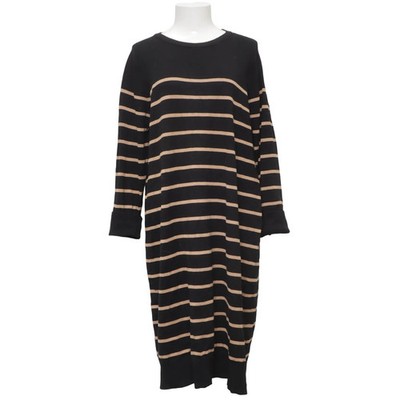 Ever Me, Kleid, Größe: XL, Schwarz/Beige, Polyamid/Viskose, Streifen #LnD