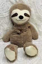 Warmies Sloth Corduroy Microwaveable Lavender Scented Weighted Stuffed Animal