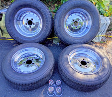 Rare Set 4 Cragar Sst 15 Chrome Wheels Rims Unilug 5x4.5 5x4.75 5x5 Staggered