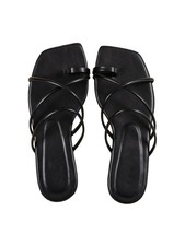 GORGLITTER Women's Metallic Strappy Sparkly Sandals Dressy Cute Slip on...