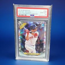 2018 RAFAEL DEVERS BOWMAN ROY FAVORITES ROOKIE #RD | PSA GEM MT. 10 | RED SOX