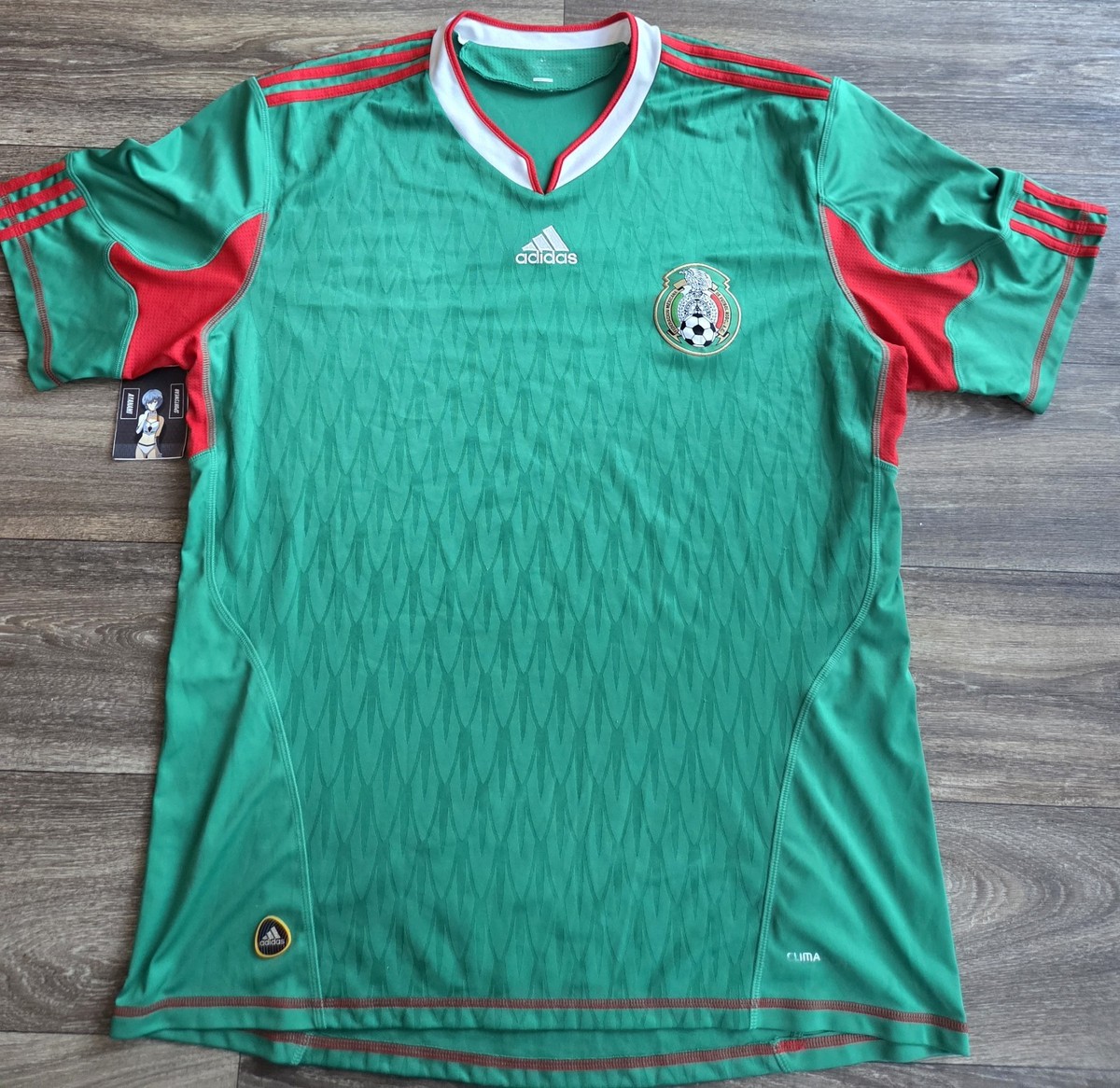 Adidas Mexico 2010 World Cup Home Futbol Soccer Jersey Men's Size