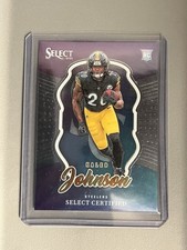 2025 Panini Select - Select Certified Rookies Kaleb Johnson #22 (RC)