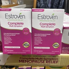  2 Estroven Complete Multi-Symptom Menopause Relief, 84 Caplets x 2packs 168 cap