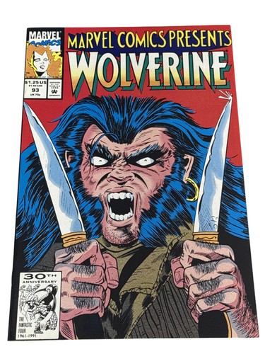 Marvel Comics Vintage #93 Comic Book Presents Wolverine Ghost Rider Cable 1991