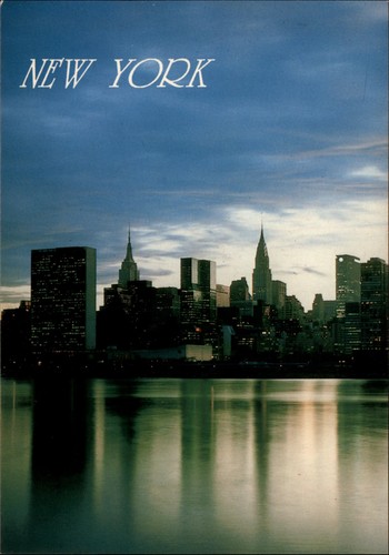 New York City Skyline United Nations Vintage Postcard V879 Ebay 