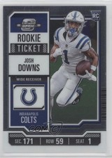 2023 Panini Contenders Optic Rookie Ticket Josh Downs #79 08ok