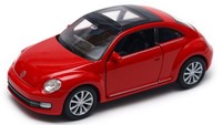 Welly Volkswagen The Beetle Rot MaßStab 1:34 4,5 Zoll Diecast Auto In Box