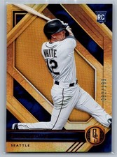 2021 Panini Chronicles Gold Standard Red #5 Evan White Seattle Mariners 092/199