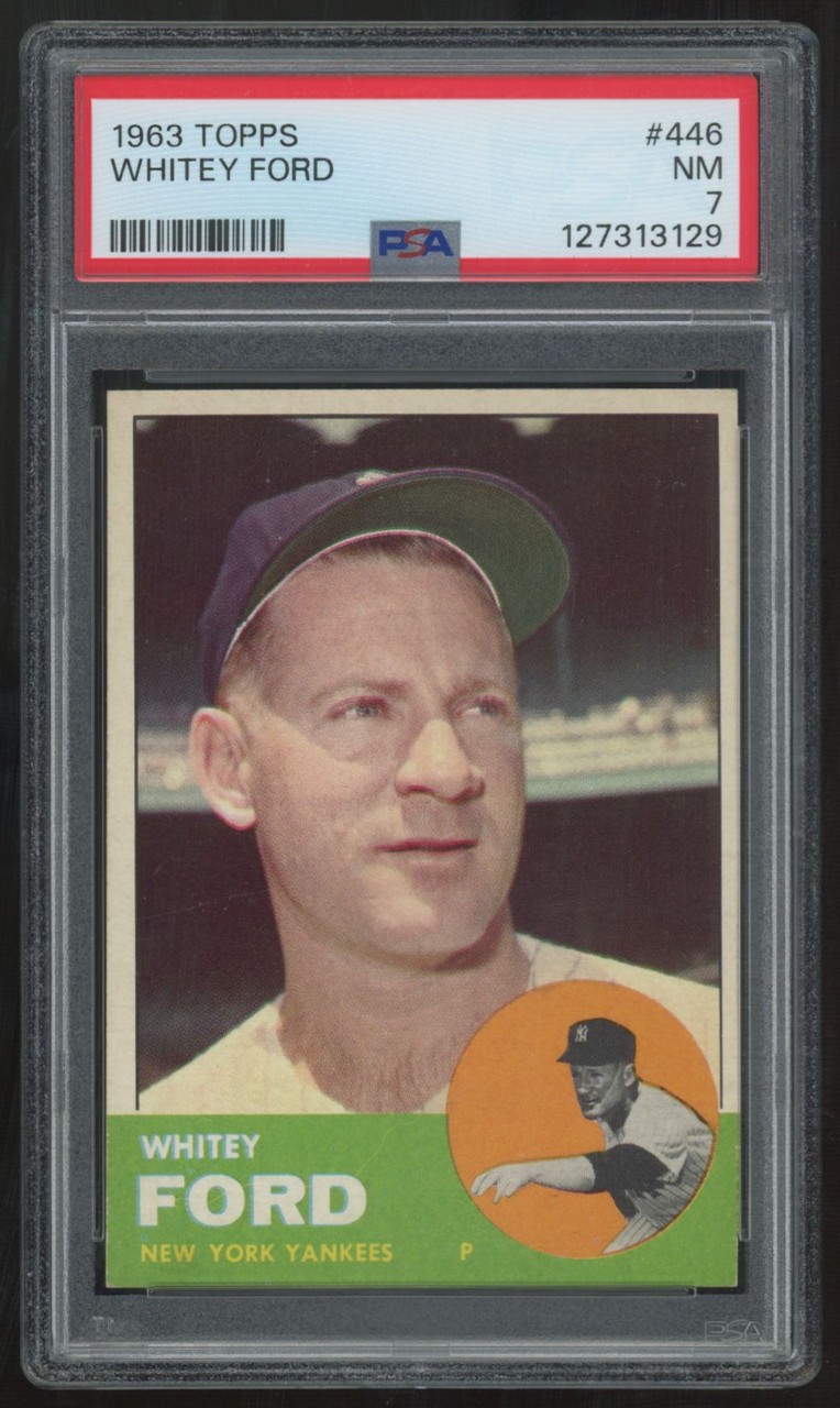 1963 Topps Whitey Ford #446 PSA 7 *129