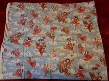 Michael Miller Fabrics Petal Fairies Flower Fairies  Fat Quarter Glitter