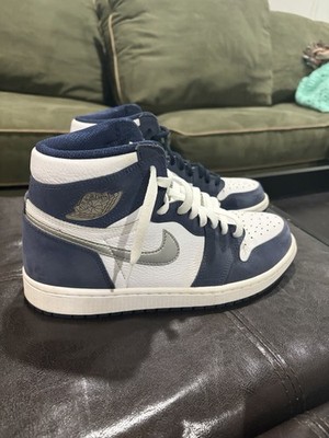 Jordan Air Jordan 1 Retro High co.JP Midnight Navy White Silver