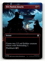 Fire Nation Attacks (Borderless) #299 Foil Avatar: The Last Airbender