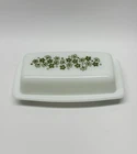 Vintage Pyrex Covered Butter Dish Crazy Daisy Spring Blossom Flowers With Lid