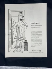 Magazine Ad* - 1955 - AT&T / Bell System - "It's all right"