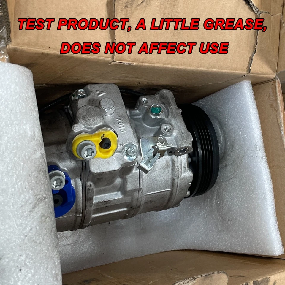 A/C Compressor w/ 4-Grooves for BMW 545i 04-06 / 645Ci 04-05 / 550i & 650i 06-10 Foto 2 de 4