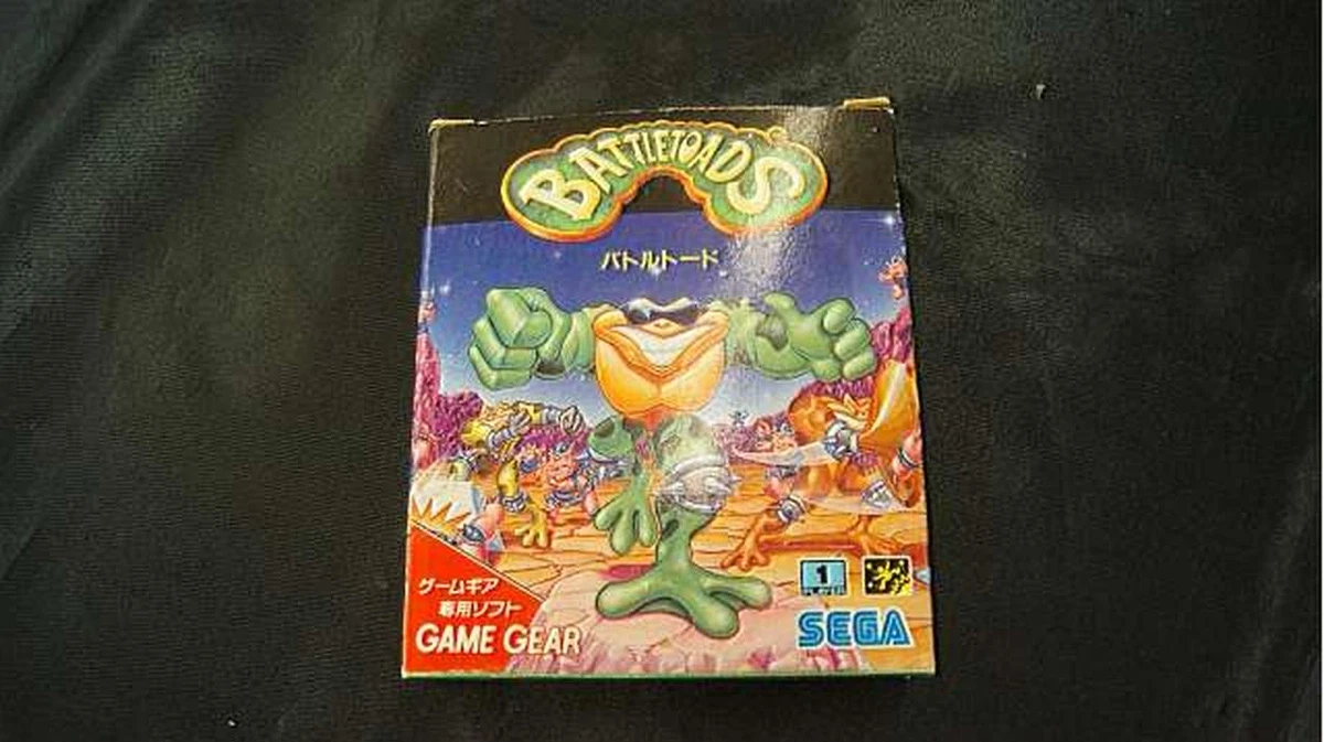 Rare SEGA Battletoads Game Gear Complete Boxed Set Excellent