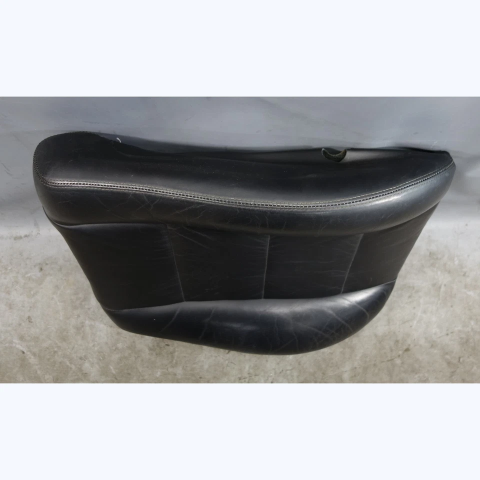 BMW E32 1988-1992 Serie 7 Asiento Delantero Respaldo Cojín Cuero Negro Fabricante de Equipo Original Foto 4 de 4
