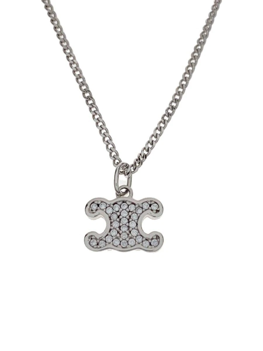 COLLANA DONNA CELINE TRION FLYSTONE CON TOP ARGENTO Usata
