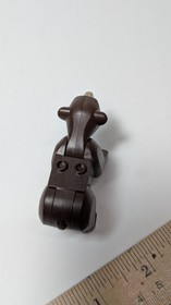 Genuine LEGO&reg; City Dark Brown Bear Animal Minifigure from 4438 4440 Grizzly 