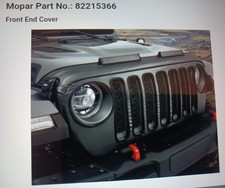 Mopar 82215366 Front End Cover 2019-2024 Jeep...