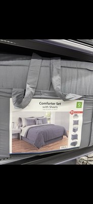 Comforter Set Queen Size Classic Xmas Red 3pcs, 88''x88''