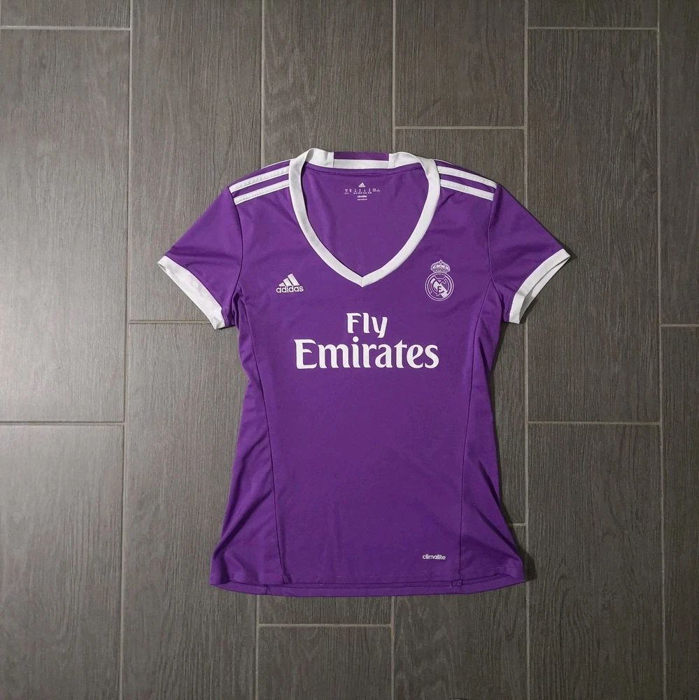 Real Madrid 2016/17 Away Trikot Größe: M 38/40 Damen Fußball Pashanim Y2K Adidas