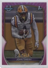 2022 Bowman U Chrome Pink Refractor John Emery Jr John Emery #67 07rd