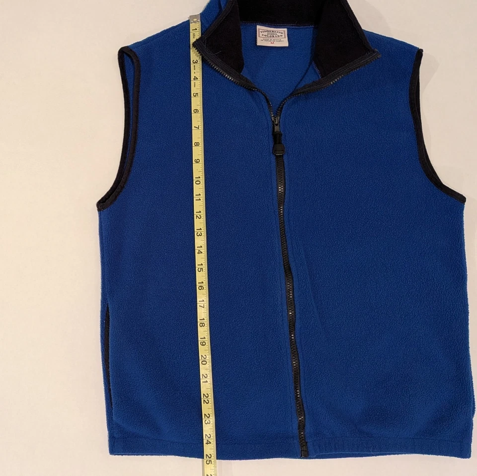 Timberline Colorado Men's Sz M Full Zip Vest 90s Hiking Outdoor Utility Hunting - Image 3 of 4