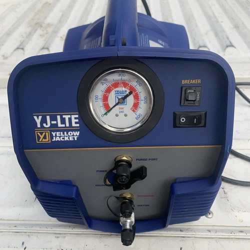YELLOW JACKET 95730 Single Refrigerant Recovery Machine