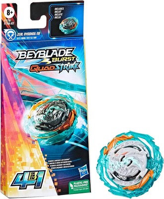 Beyblade Burst QuadStrike Zeal Nyddhog N8 Spinning Top Single Pack, Attack Type