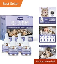 Cat Calming Diffuser Refill 4 Pack Pheromone Diffuser to Calm Cats 120 Days