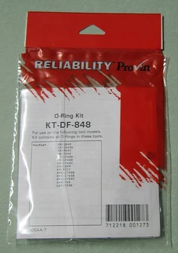 TOOL PARTS Duo-Fast KN-1848, KW1748, LFN-764 O-Ring Kit - KTDF848