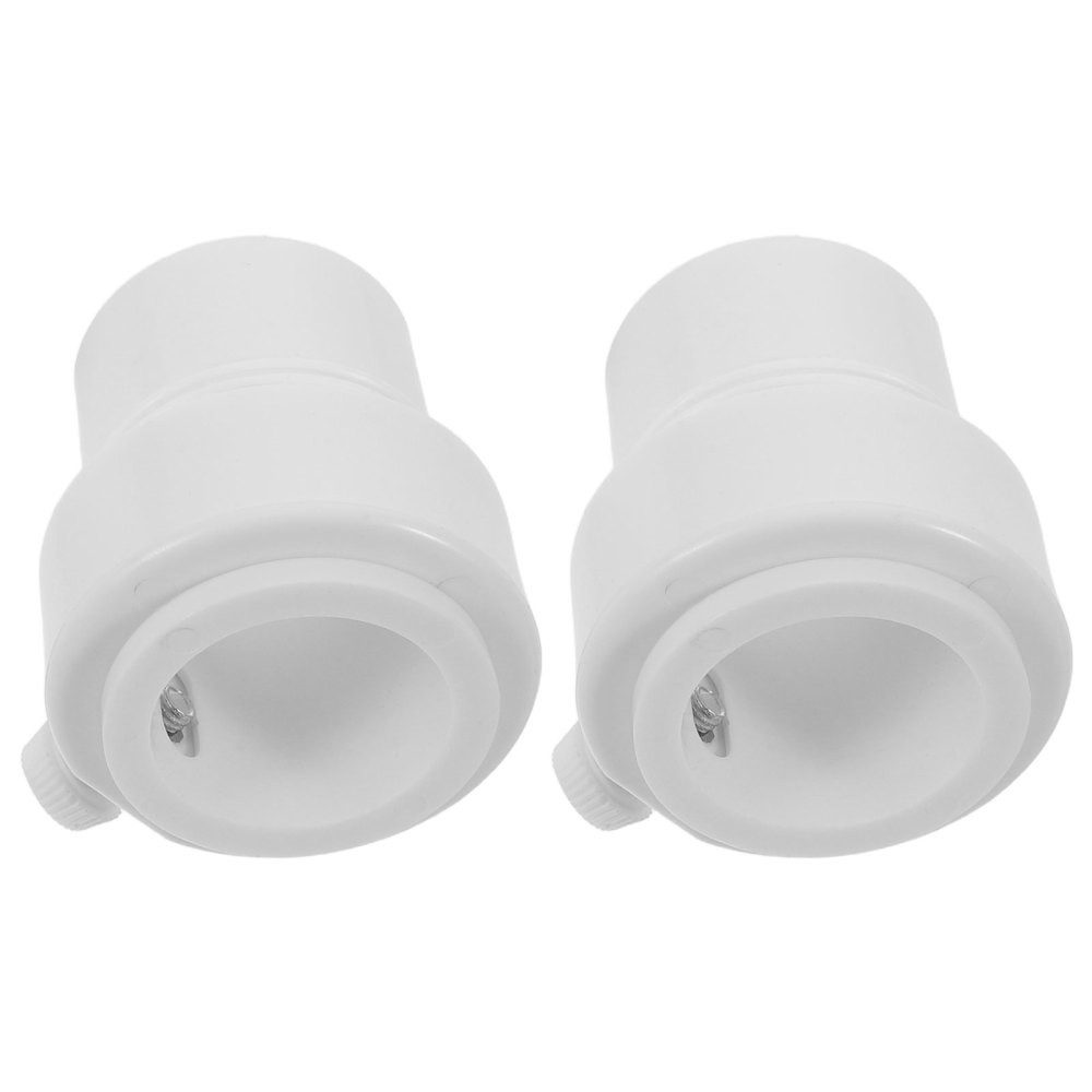 2 Pcs Swimming Pool Umbrella Stabilizer Threaded Poolside Adapter