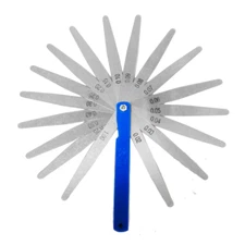 17 Blade Piston Feeler Gauge Gap Thickness Measure Metric 0.02 - 1mm Valve Tools