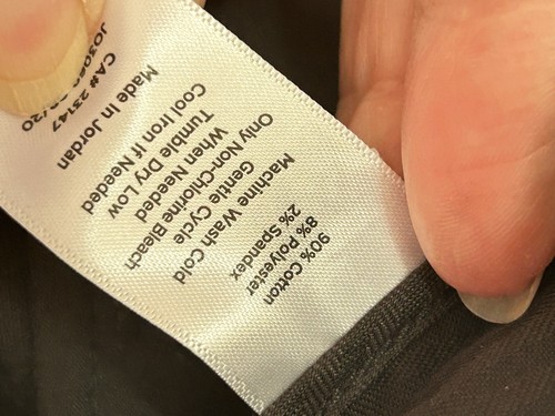 Pantalones Talbots Mujer Terciopelo Negro Hampshire Talla 16W LNC - Imagen 8 de 8