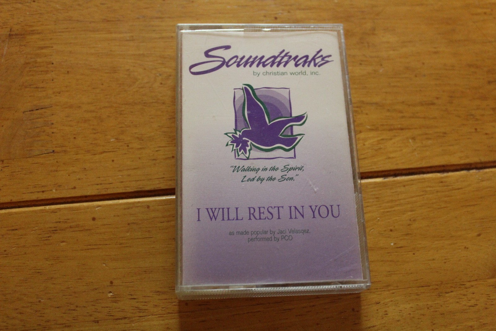 I WILL REST IN YOU SOUNDTRAKS PERFORMANCE TRACK ACCOMPANIMENT CASSETTE W/ LYRICS