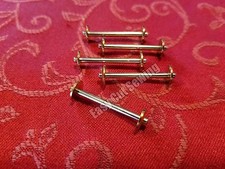 5 Singer TREADLE SEWING MACHINE Bobbins 127,128, 27, 28 Part# 8228  Solid Metal