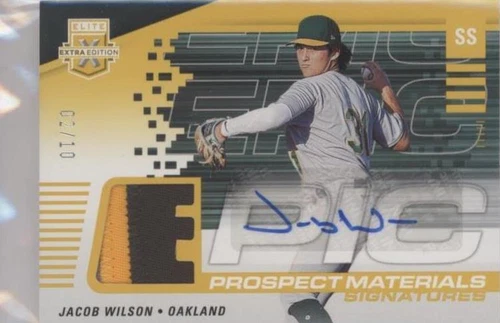 2023 Panini Elite Extra Edition - Jacob Wilson #EMS-JW