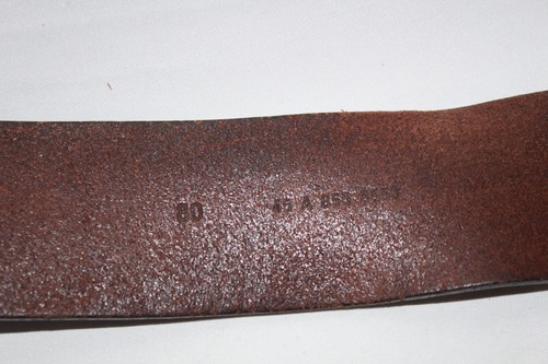 Cinturón de cuero Marc O'Polo para hombre 32" marrón ancho vintage - Imagen 16 de 17