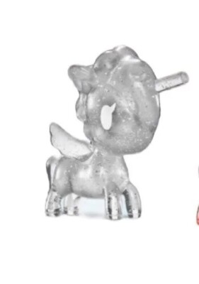 TokiDoki X Sonic Slushicorno Figure Clear Glitter Unicorn