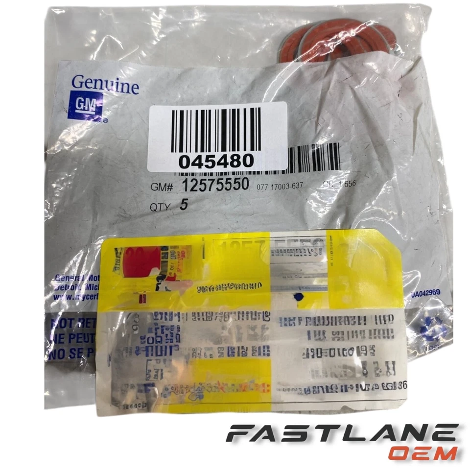 Chevrolet Colorado 2004-2012 sello de bomba de aceite del motor 5 piezas nuevo OEM 12575550 Foto 2 de 4