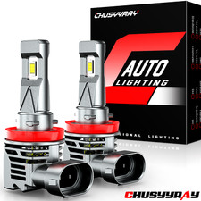 H11 LED Headlight Kit Low Beam Bulbs 6500K Super White Super Bright NEW 2x