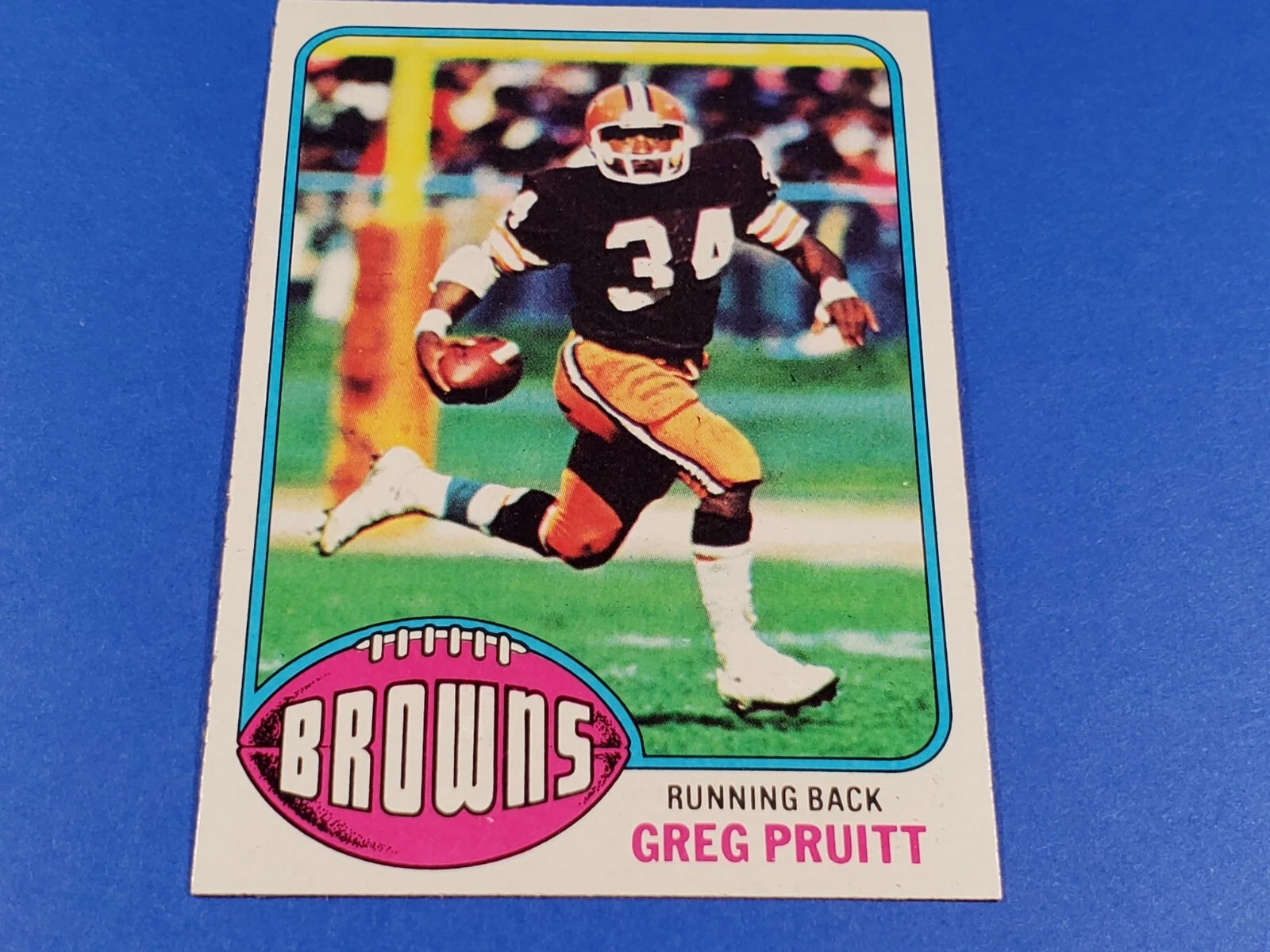 1976 TOPPS FOOTBALL #275 GREG PRUITT HIGH GRADE NEAR MINT NRMT