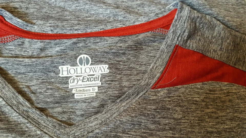 Top deportivo de manga corta Holloway Dry Excel X-TREME para mujer talla pequeña Foto 2 de 3