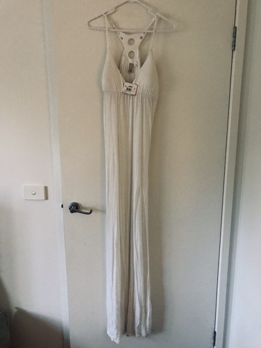 Ladies White Rip Curl Fiesta Maxi Dress Size 10 Bnwt - Picture 3 of 4