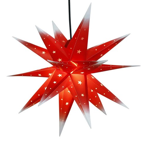 LED Weihnachtsstern IP65 Innen Außen Weihnachts Deko Adventsterne 3D Stern DE - Bild 7 von 18