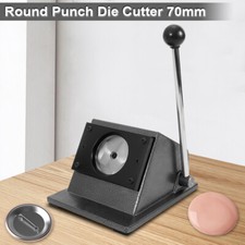 Button Maker 70mm Card Badge Punch Press Machine 500grams Parts Circle Cutter